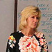 This is an image of Tammy Easterling, an employee relations specialist, meet with AFSS employees to discuss their options for the future.