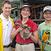 This is an image of Mark Rios (right) with Admnistrator Blakey, Chief of Staff David Mandell and some jungle friends on the Amazon.