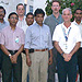 This is an image of FAA flight inspection team is shown here with Maldives airport officials after successful flight check mission.